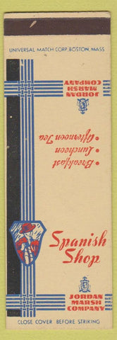 Matchbook Cover - Spanish Shop Jordan Marsh SAMPLE