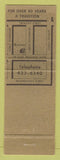 Matchbook Cover - Cafe Marliave Boston MA Italian WEAR