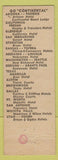 Matchbook Cover - Travelers Hotel San Antonio TX