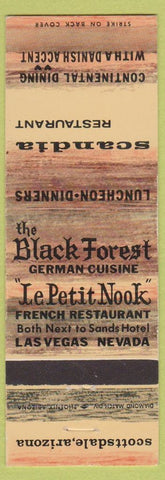 Matchbook Cover - Scandia Restaurant Scottsdale AZ