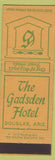 Matchbook Cover - Gadsden Hotel Douglas AZ