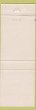 Matchbook Cover - Mahoning Court Lehighton PA
