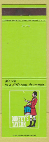 Matchbook Cover - Dunfey's Tavern Bedford NH Lexington Auburn MA Windsor CT