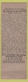 Matchbook Cover - Don Smith Texaco oil gas Fort Worth TX