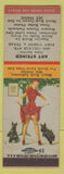 Matchbook Cover - Art Steiner Fort Worth TX Match collector pinup