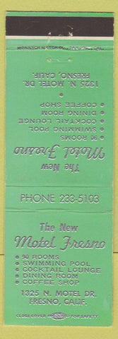 Matchbook Cover - Motel Fresno CA