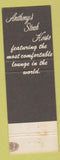 Matchbook Cover - Anthony's Steak House Framingham MA