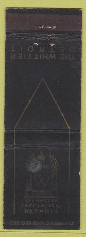 Matchbook Cover - The Whittier Hotel Detroit MI WEAR