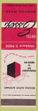 Matchbook Cover - Hotel Essex Boston MA