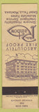 Matchbook Cover - Hotel Rainbow Great Falls MT
