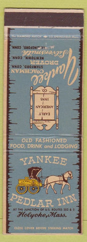 Matchbook Cover - Yankee Pedlar Inn Holyoke MA WEAR