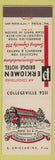 Matchbook Cover - Perkiomen Bridge Hotel Collegville PA