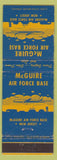 Matchbook Cover - McGuire Air Force Base NJ WEAR