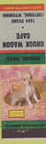 Matchbook Cover - Chuck Wagon Cafe Cheyenne WY Chihuahua dog