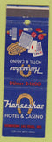 Matchbook Cover - Horseshoe Hotel Casino Las Vegas NV