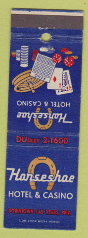 Matchbook Cover - Horseshoe Hotel Casino Las Vegas NV