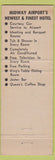 Matchbook Cover - Chicago Airways Hotel IL