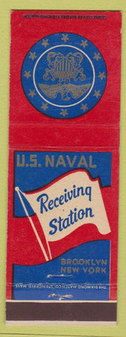 Matchbook Cover - US Naval Receiving Station Brooklyn NY WEAR