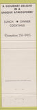 Matchbook Cover - Ice House Mishawaka IN