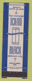 Matchbook Cover - Hotel Black Oklahoma City OK
