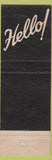 Matchbook Cover - Fifth Avenue Hotel New York City