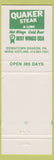 Matchbook Cover - Seafood Express Sharon PA