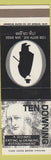 Matchbook Cover - Ten Downing San Diego CA