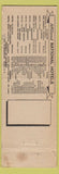 Matchbook Cover - Jung Hotel New Orleans LA WORN