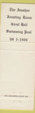 Matchbook Cover - Rolling Green Motor Inn Andover MA