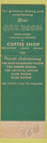 Matchbook Cover - Fairmont Hotel Fairmont WV Oak Room