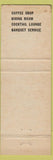 Matchbook Cover - Bangor House Bangor ME