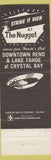 Matchbook Cover - Jim Kelley's Nugget Casino Reno NV