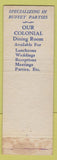 Matchbook Cover - Crystal Lake Hotel Carbondale PA WEAR