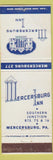 Matchbook Cover - Mercersburg Inn Mercersburg PA WEAR
