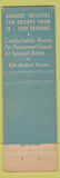 Matchbook Cover - Hotel Bancroft Worcester MA