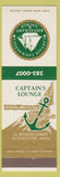 Matchbook Cover - Captain Courageous Restaurant Lounge Gloucester MA
