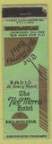 Matchbook Cover - Rob Morris Hotel Philadelphia PA WORN