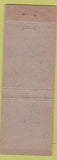 Matchbook Cover - Rob Morris Hotel Philadelphia PA WORN