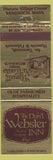 Matchbook Cover - Daniel Webster Inn Sandwich MA