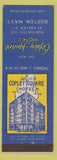 Matchbook Cover - Copley Square Hotel Boston MA