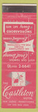 Matchbook Cover - The Castleton Hotel New Castle PA