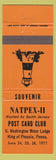 Matchbook Cover - Natpex II Post Card Club King of Prussia PA 1977 orange