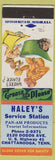 Matchbook Cover - Haley's Pan Am oil gas Chattanooga TN