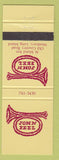 Matchbook Cover - John Peel Westbury LI NY
