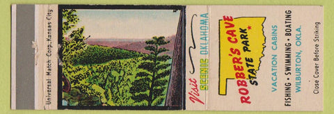 Matchbook Cover - Robber's Cave State Park Wilburton OK