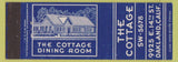 Matchbook Cover - The Cottage Oakland CA restaurant
