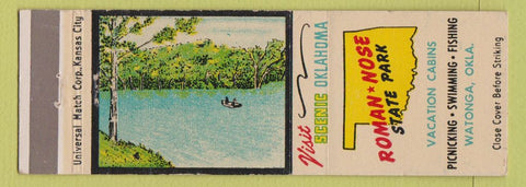 Matchbook Cover - Roman Nose State Park Watonga OK