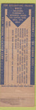 Matchbook Cover - Roman Nose State Park Watonga OK