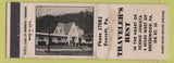 Matchbook Cover - Traveler's Rest Everett PA STAINED