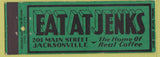 Matchbook Cover - Jenks Restaurant Jacksonville FL